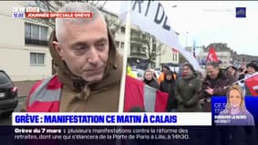 Grève du 7 mars: grande mobilisation à Calais, le port au ralenti