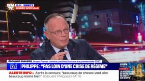 Édouard Philippe: "Nous sommes en train de nous laisser aller"