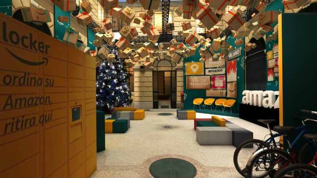 "Amazon loft for Christmas" à Milan