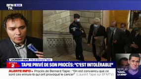 Refus du report du procès de Bernard Tapie: pour Laurent Tapie, "c'est une décision qui n'est pas humaine"
