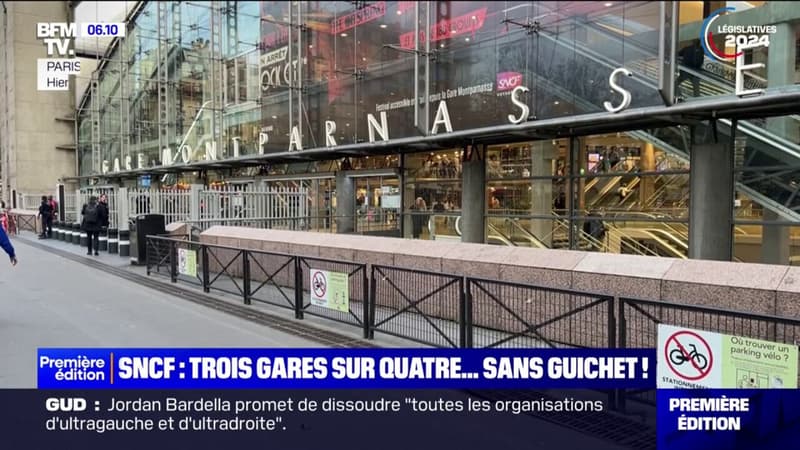 SNCF: trois gares sur quatre ne disposent pas de guichet pour acheter un billet de train
