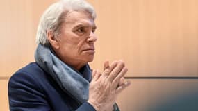 L'homme d'affaires Bernard Tapie le 4 avril 2019 à Paris