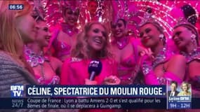 La visite surprise de Céline Dion au Moulin Rouge