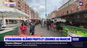 Strasbourg: récupérer fruits et légumes au marché grâce à la Tente des glaneurs