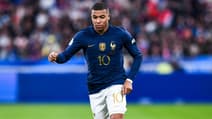 Kylian Mbappé avec l'équipe de France en septembre 2022
