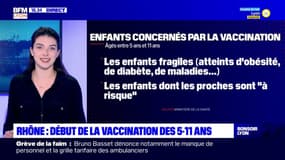 Rhône : début de la vaccination des 5-11 ans