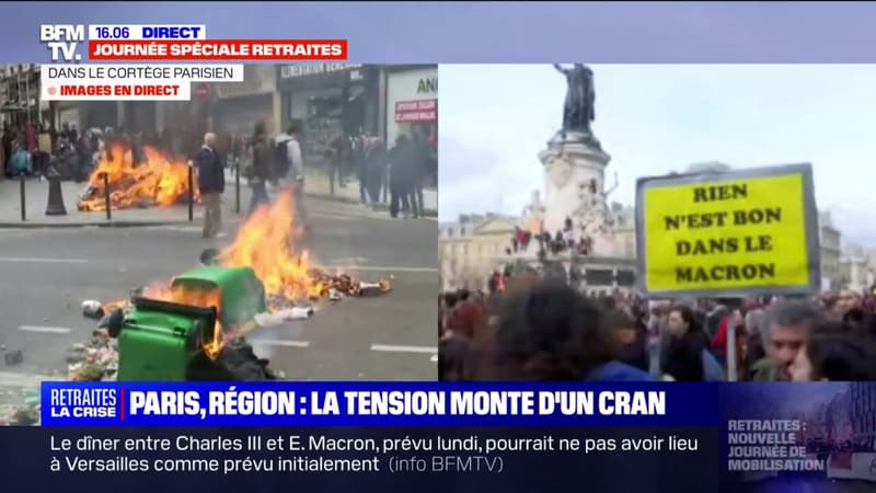 Paris: des affrontements entre les manifestants et les forces de l'ordre