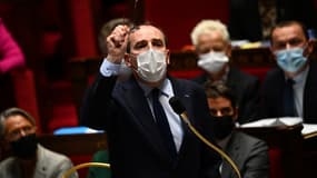 Jean Castex à l'Assemblée nationale, le 4 janvier 2022.