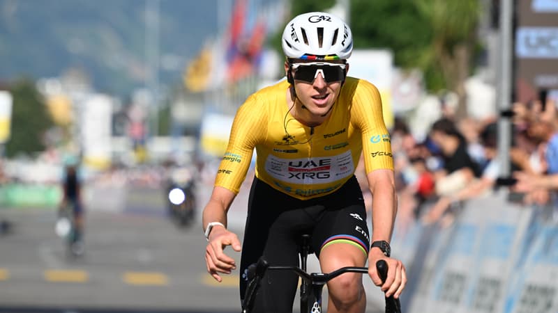 Tadej Pogacar sur le Tour de Suisse le 18 06 2026 2306310