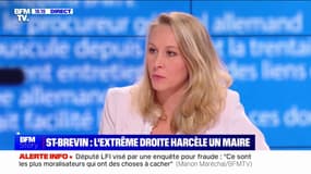 Démission du maire de Saint-Brévin: "Toute violence politique est sur le principe absolument insupportable, d'où qu'elle vienne" pour Marion Maréchal (Reconquête!)
