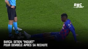 Barça: Setién "inquiet" pour Dembélé après sa rechute