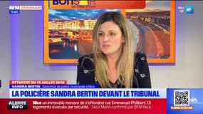 Attentat du 14 juillet: poursuivie pour diffamation, la policière Sandra Bertin maintient ses propos