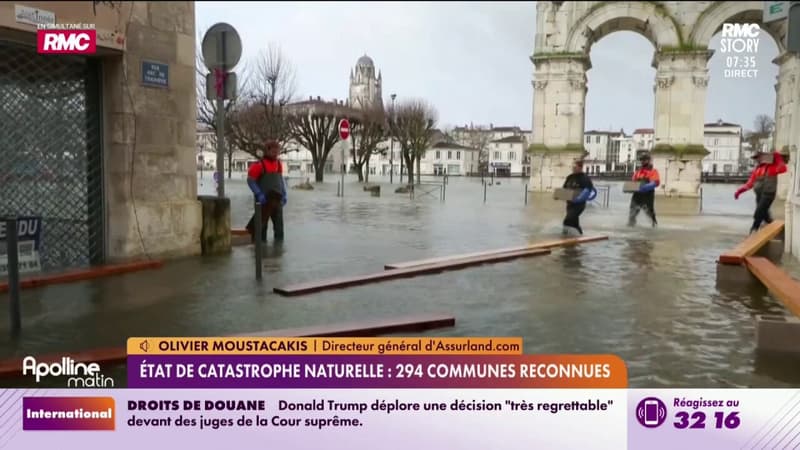 État de catastrophe naturelle : 294 communes reconnues