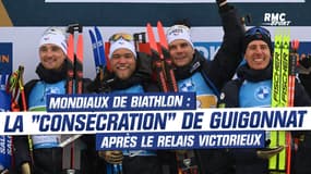 Biathlon : La "consécration" de Guigonnat, nouveau champion du monde du relais