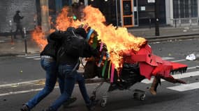 casseurs pendant les manifestations du 1er mai
