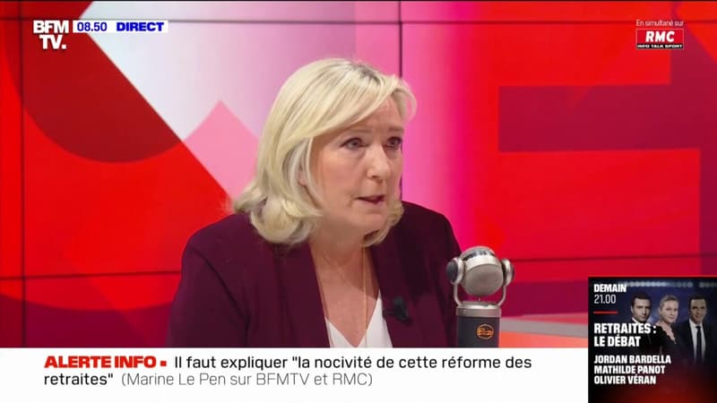 Pour Marine Le Pen, le panier anti-inflation du gouvernement lui évoque un 