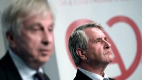 Jean-Pierre Masseret (PS) et Philippe Richert (Les Républicains) en juin 2014