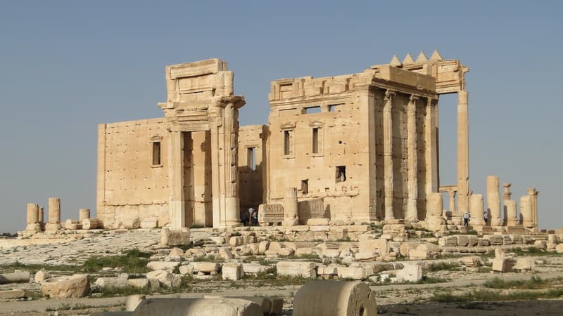 Le temple de Bel, construit au 1er siècle, à Palmyre.