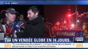 Arrivée du Vendée Globe: "je suis très fier, très content", Jean-Gabriel Le Cléac'h