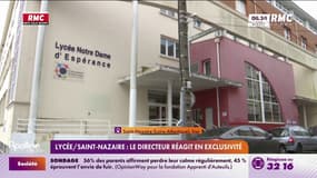 Lycée Saint-Nazaire: accusé de gestes déplacés, le directeur réagit en exclusivité pour RMC