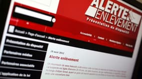 Photo du site internet du ministère de la Justice présentant le dispositif "Alerte enlèvement".