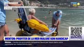 Menton: une handiplage inaugurée par la mairie