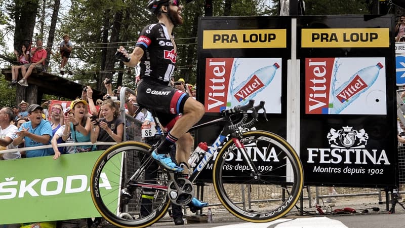 L'Allemand Simon Geschke, vainqueur de la 17e étape du Tour à Pra Loup