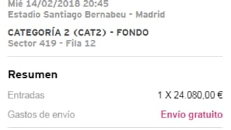 Les places s'arrachent jusqu'à 24 080 euros Les places s'arrachent jusqu'à 24 080 euros