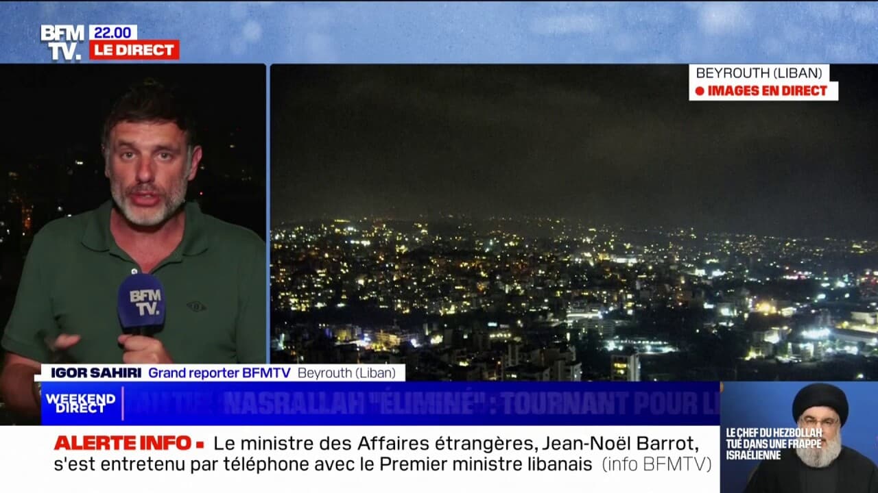 Liban après avoir touché une zone industrielle, les frappes se