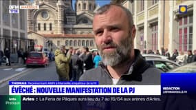 Marseille: manifestation contre la réforme de la police judicaire 