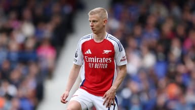 Oleksandr Zinchenko avec Arsenal contre Ipswich, le 20 avril 2025.