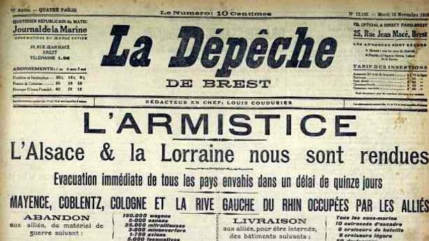 La Une de La Dépêche de Brest La Une de La Dépêche de Brest