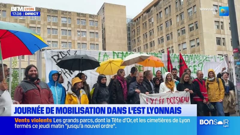 Rhône: une journée de mobilisation dans l'est lyonnais (1/1)