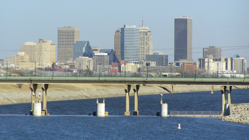 Vue sur Oklahoma City. Photo d'illustration