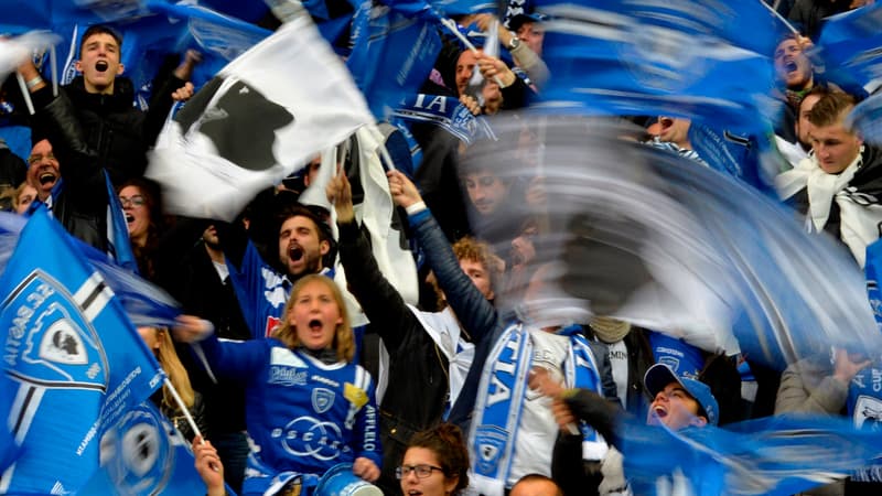 Les supporters du Sporting Club de Bastia