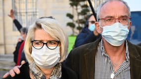 Isabelle et Jean-Pierre Fouillot à leur arrivée au tribunal de Vesoul, le 18 novembre 2020.