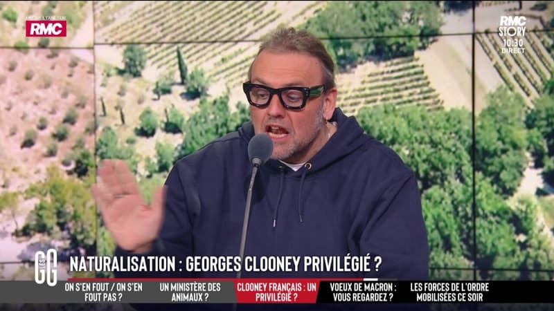 Naturalisation de Georges Clooney : "Il vaut mieux être Clooney qu'un cuisinier malien", déplore Bruno Poncet