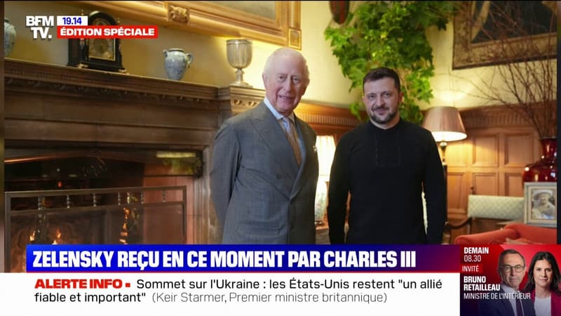 Les images de la rencontre entre Volodymyr Zelensky et le roi Charles III