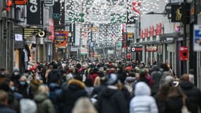 Une rue piétonne de Cologne, le 18 décembre 2021 en Allemagne (image d'illustration)