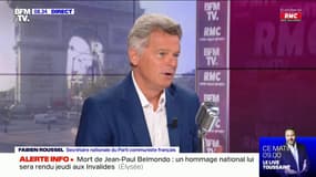 "On a ri, on a pleuré": Fabien Roussel rend hommage à Jean-Paul Belmondo, "une légende populaire"