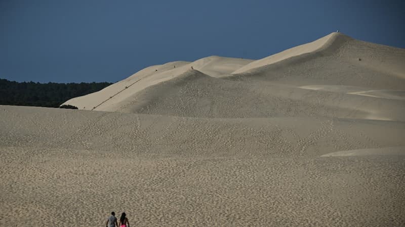 Gironde: en l'espace d'un an, la dune du Pilat a grandi de plus d'un mètre