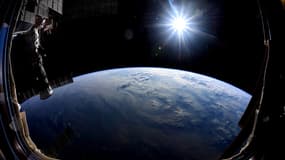 Vue de la Terre depuis la Station spatiale internationale, obtenue le 2 octobre 2019. Photo d'illustration 