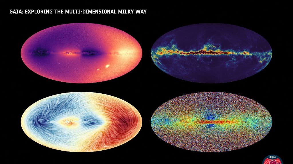 Der Satellit Gaia enthüllt die genaueste Karte der Milchstraße, die es je gab