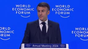 Suivez en direct le discours d'Emmanuel Macron au Forum économique de Davos