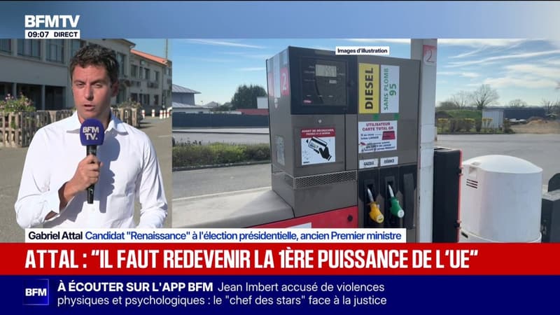 Le problème que l'on a aujourd'hui c'est le travail qui ne paie pas assez", souligne Gabriel Attal