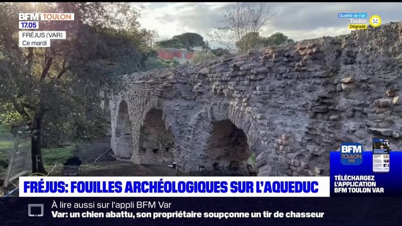 Fréjus: nouvelle phase de travaux de restauration sur l'aqueduc