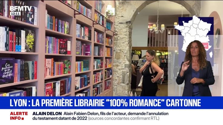 Une librairie dédiée à la romance a ouvert ses portes à Lyon
