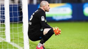 Stéphane Ruffier lors du match Brest-ASSE, le 16 février 2020