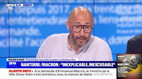 Mort de Nahel: "Beaucoup de Français ont découvert les violences policières avec les gilets jaunes, en banlieue on les connait depuis 40 ans", s'indigne Nadir Kahia, président de Banlieue Plus