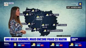 Météo Paris Ile-de-France: du soleil et de la fraîcheur ce matin, des températures en hausse dans l'après-midi avec 23°C à Paris